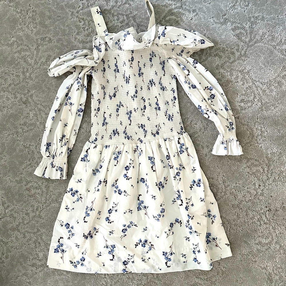 Rebecca Taylor Smocked Mini Dress